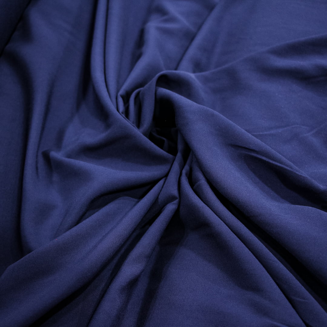 Tecido Viscose Lisa Azul Marinho - Empório dos Tecidos 